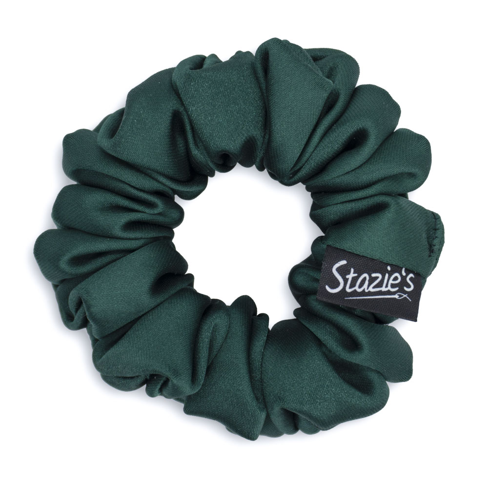 G0089TZMSS scrunchie tmavě zelená malá