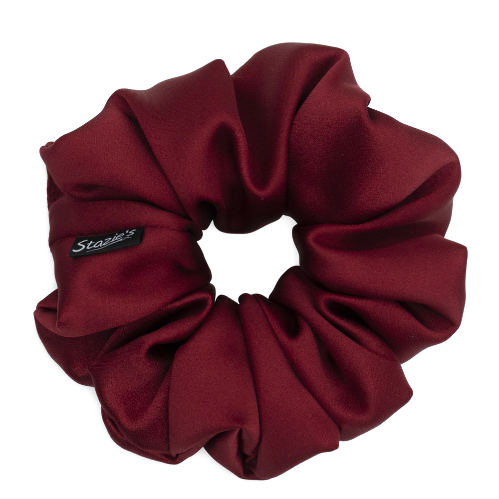 G0210VČSS scrunchie červená vínová