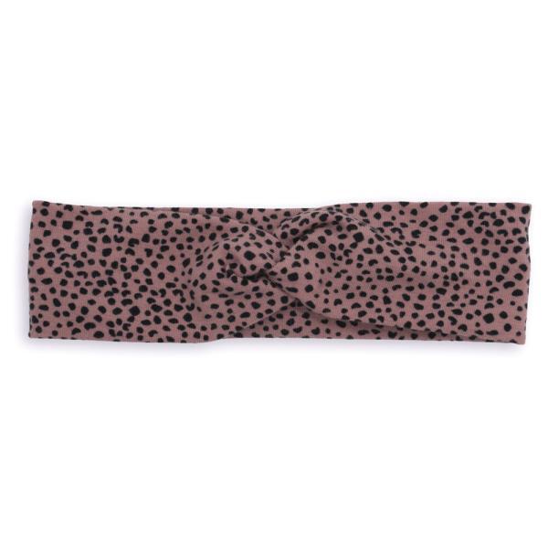 C0176PRLU dětská čelenka růžová gepard
