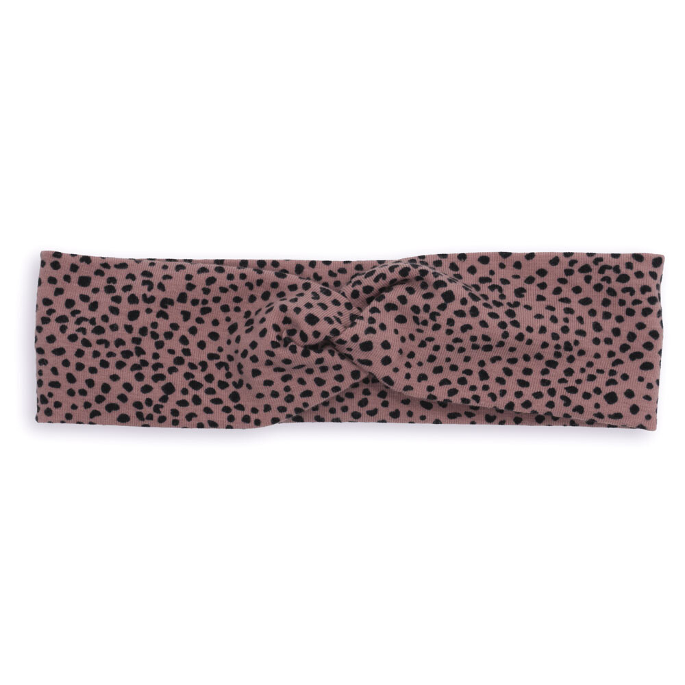 C0176PRLU dětská čelenka růžová gepard