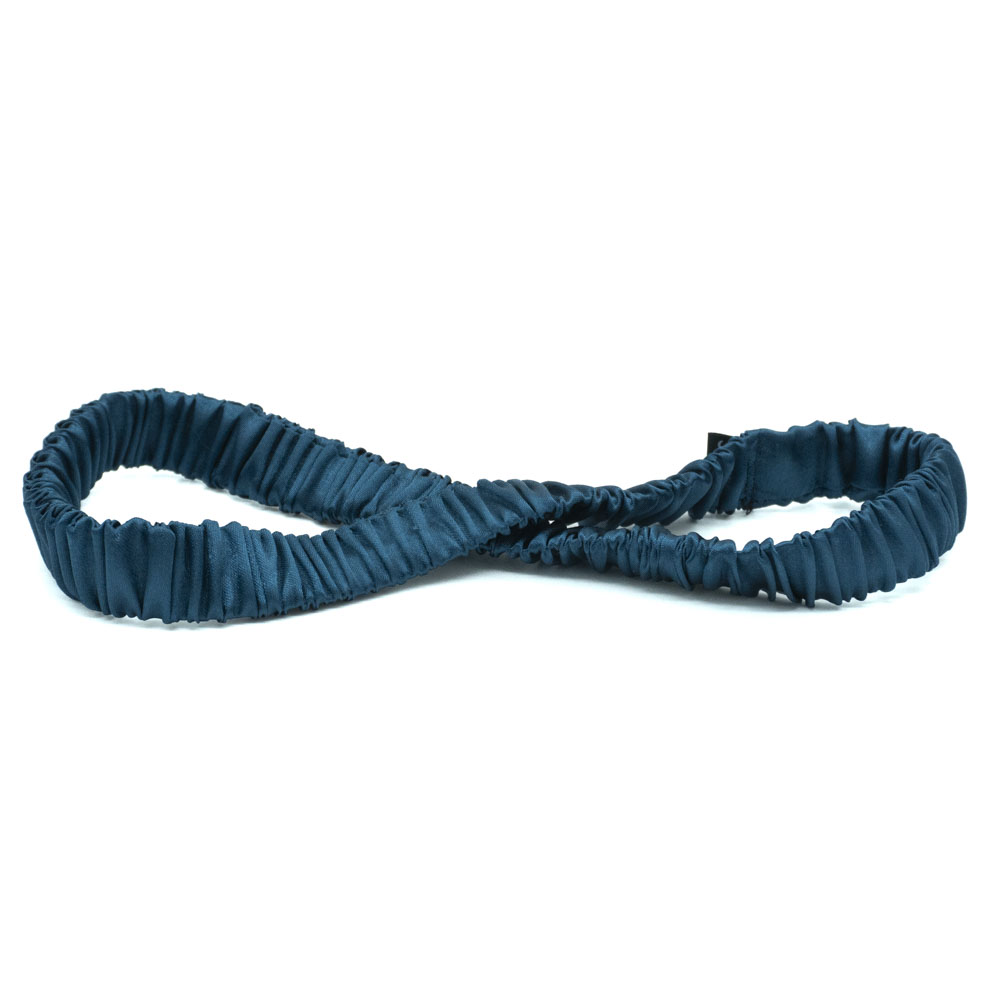C0103GMPS scrunchie čelenka petrolejová