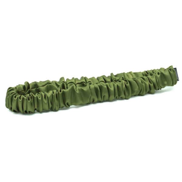 C0084GOS scrunchie čelenka olivová rovná