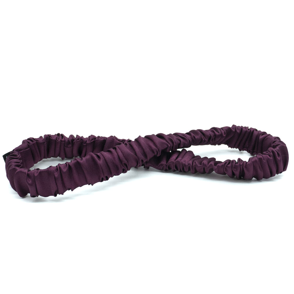 C0046VGS scrunchie čelenka vínová