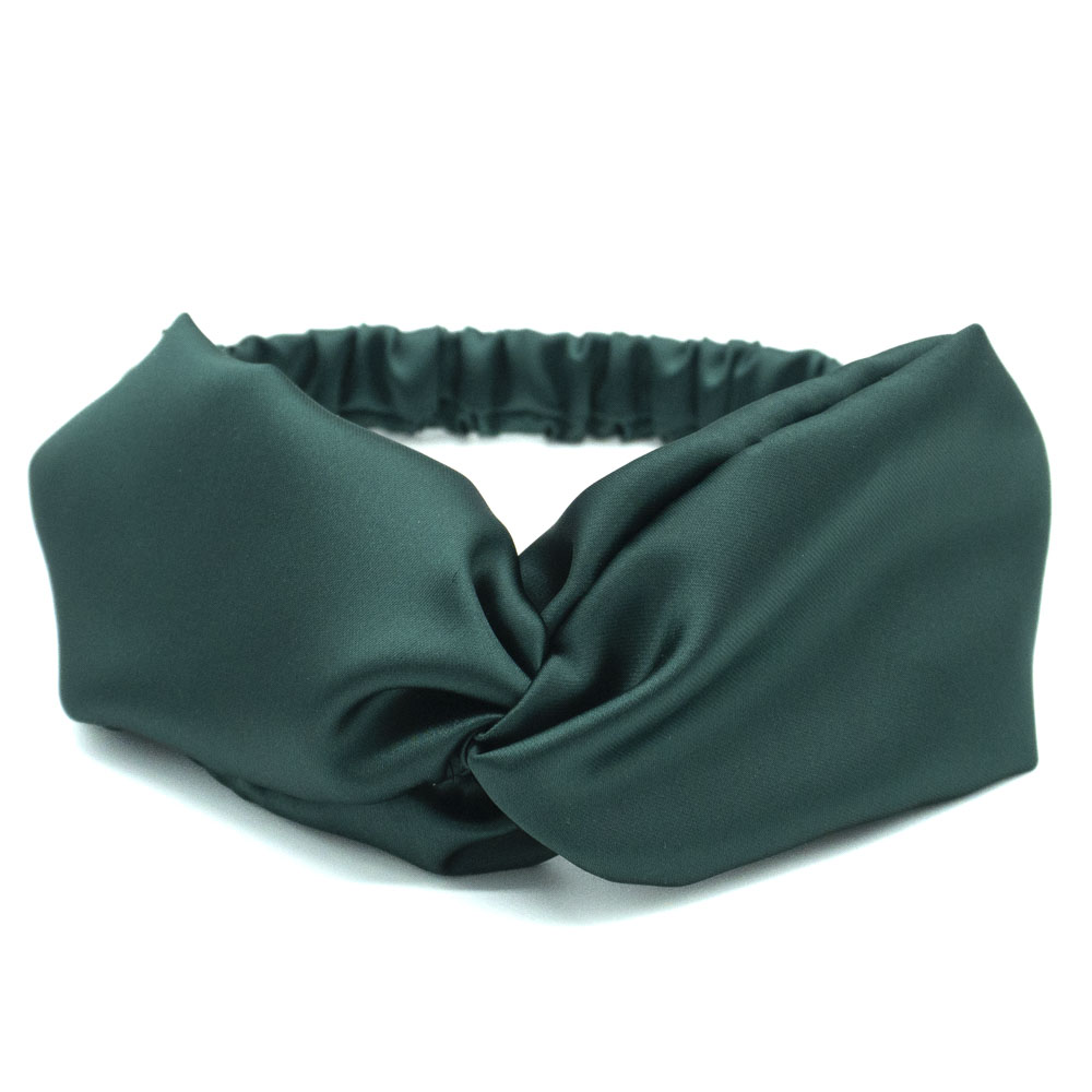 C0090TZJSS čelenka křížená tmavě zelená