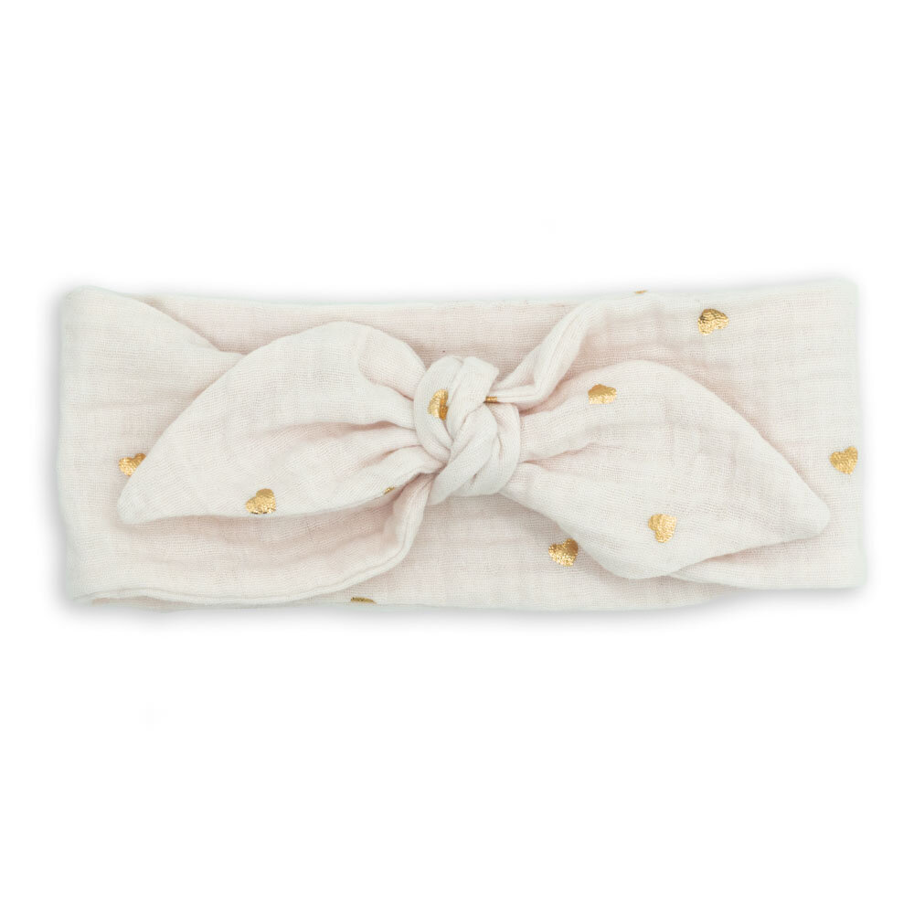 C0123MDLSM čelenka pro holčičku se srdíčky růžová