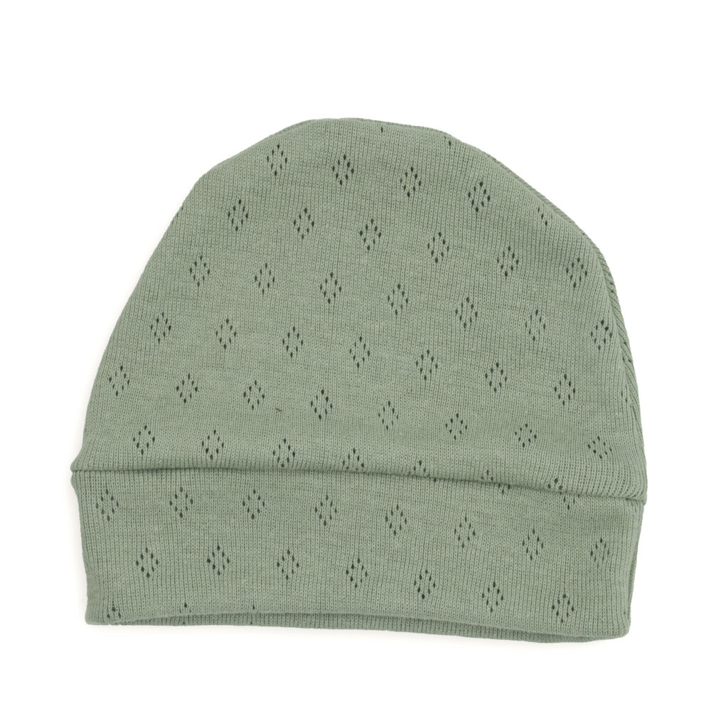 dětská čepice č032dzu tmavě zelená