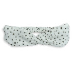C0121JBPM čelenka z mušelínu bílá s puntíky