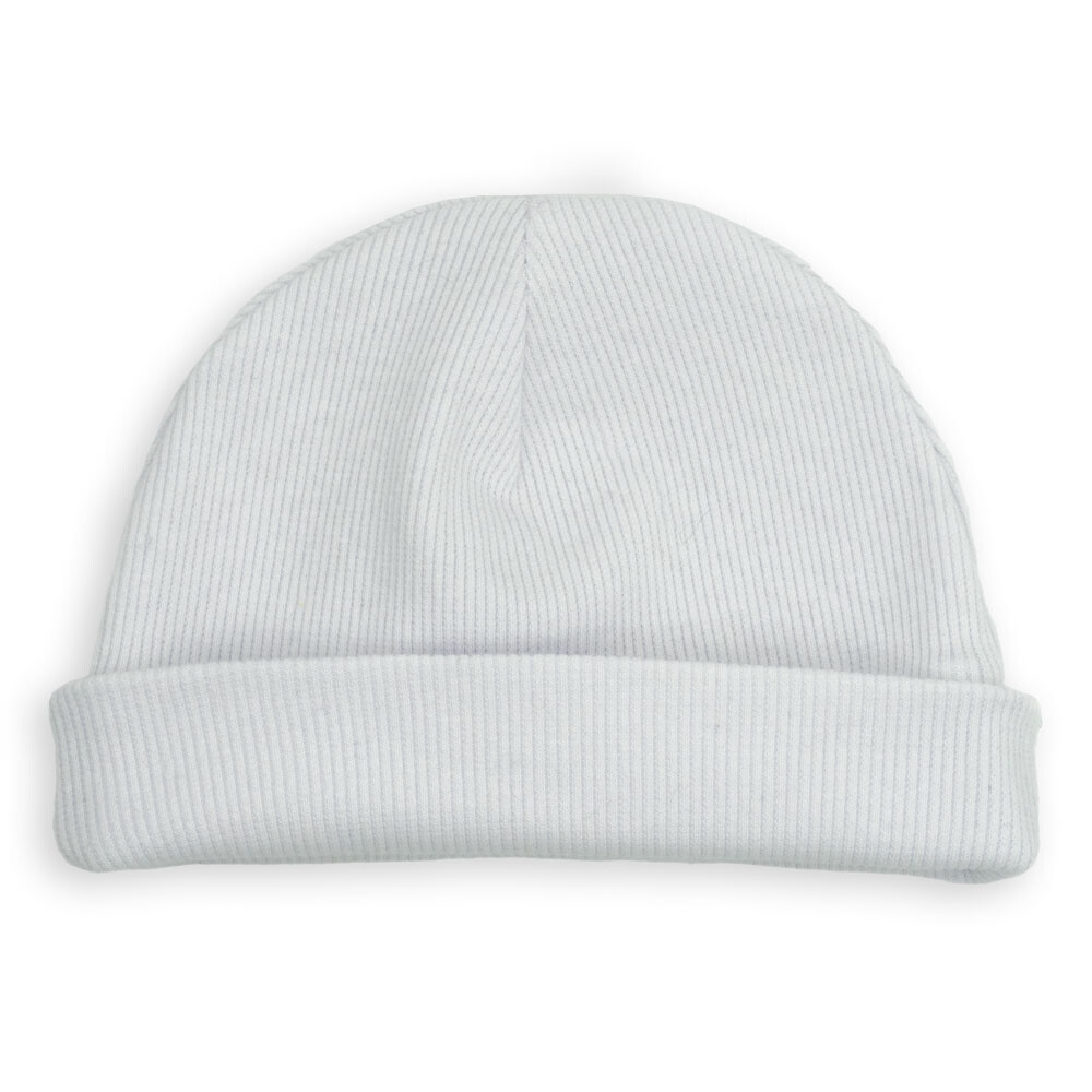 Č0142DBŽU dětská čepička bílá orhnutá