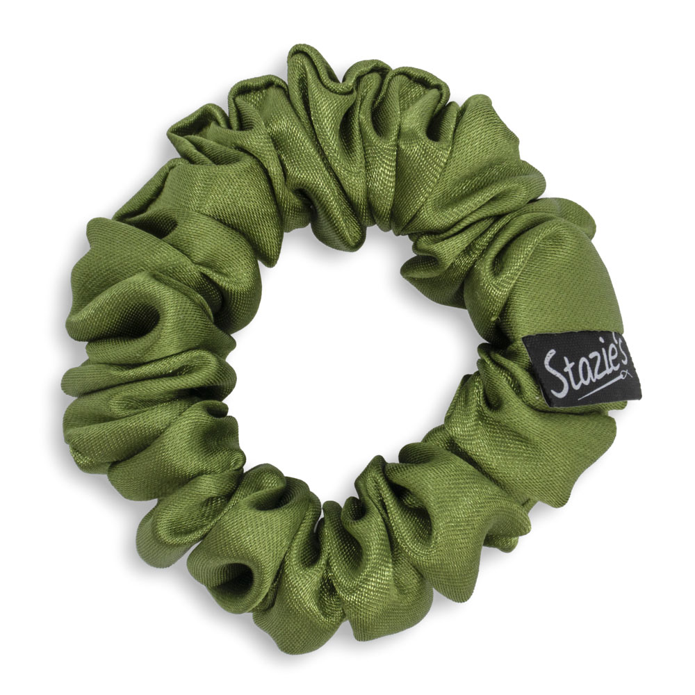 G0083MOS scrunchie olivová malá
