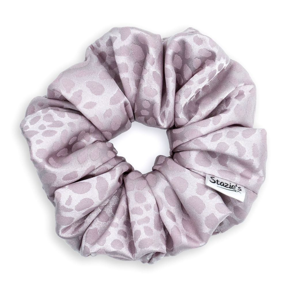 G0016RVHS scrunchie růžová gepard velká