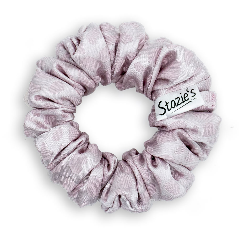 G0017RMHS scrunchie růžová gepard velká