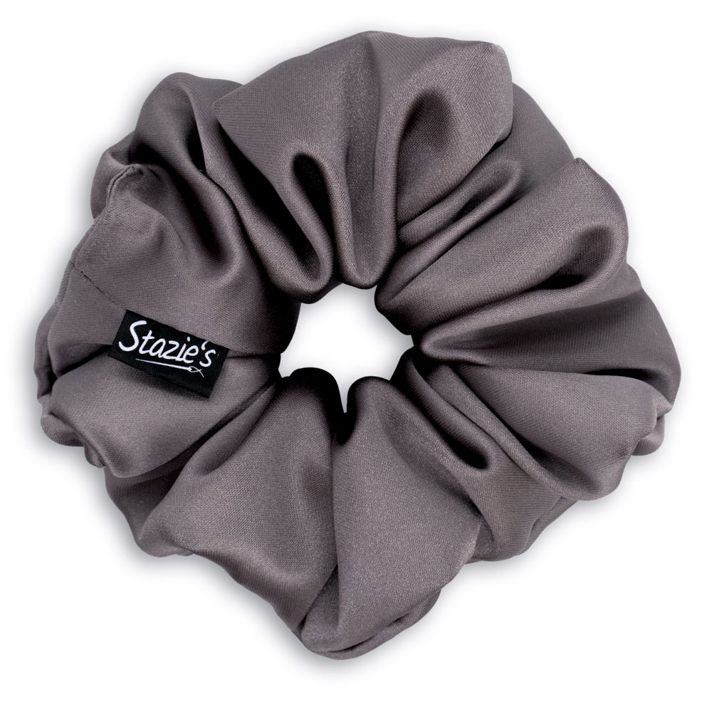 G0035HVSS scrunchies velká hnědá