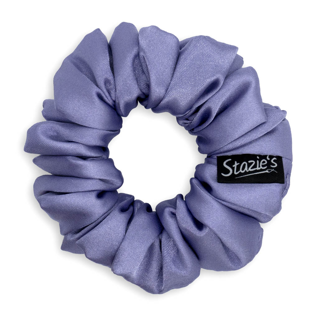 G0250MFS lesklá fialová scrunchie