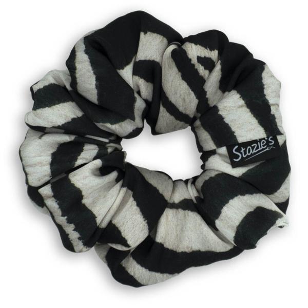G0266ZHS scrunchie černobílá