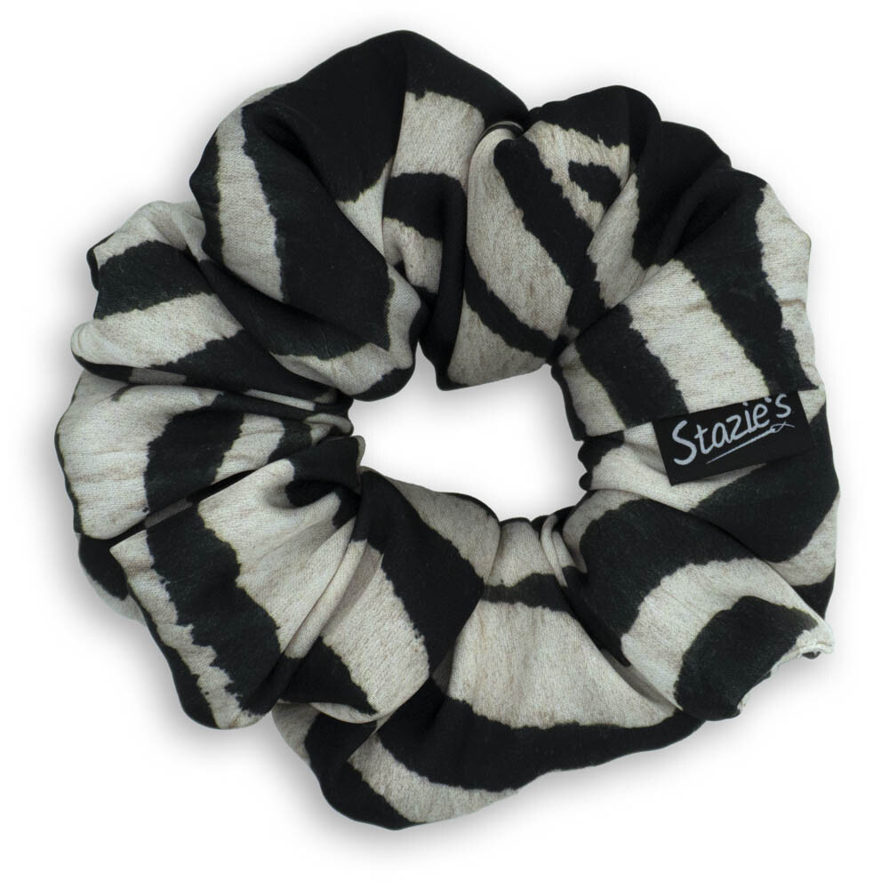 G0266ZHS scrunchie černobílá