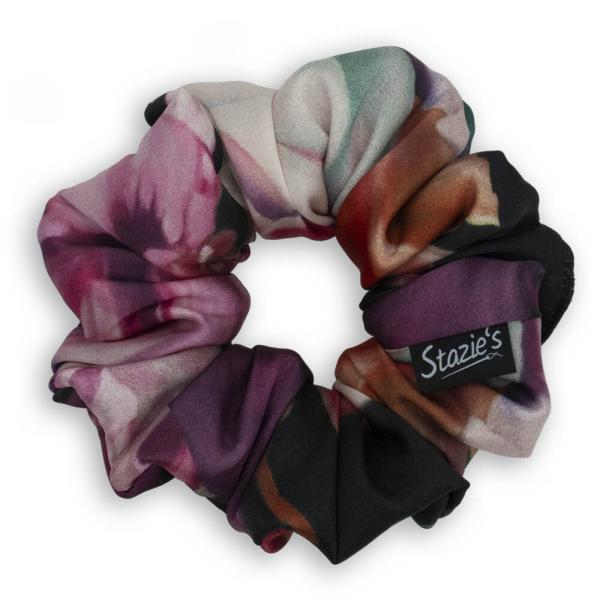 G0269BKHS scrunchie vzorovaná