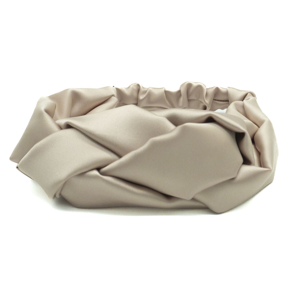 C0039BPSS čelenka vázaná béžová