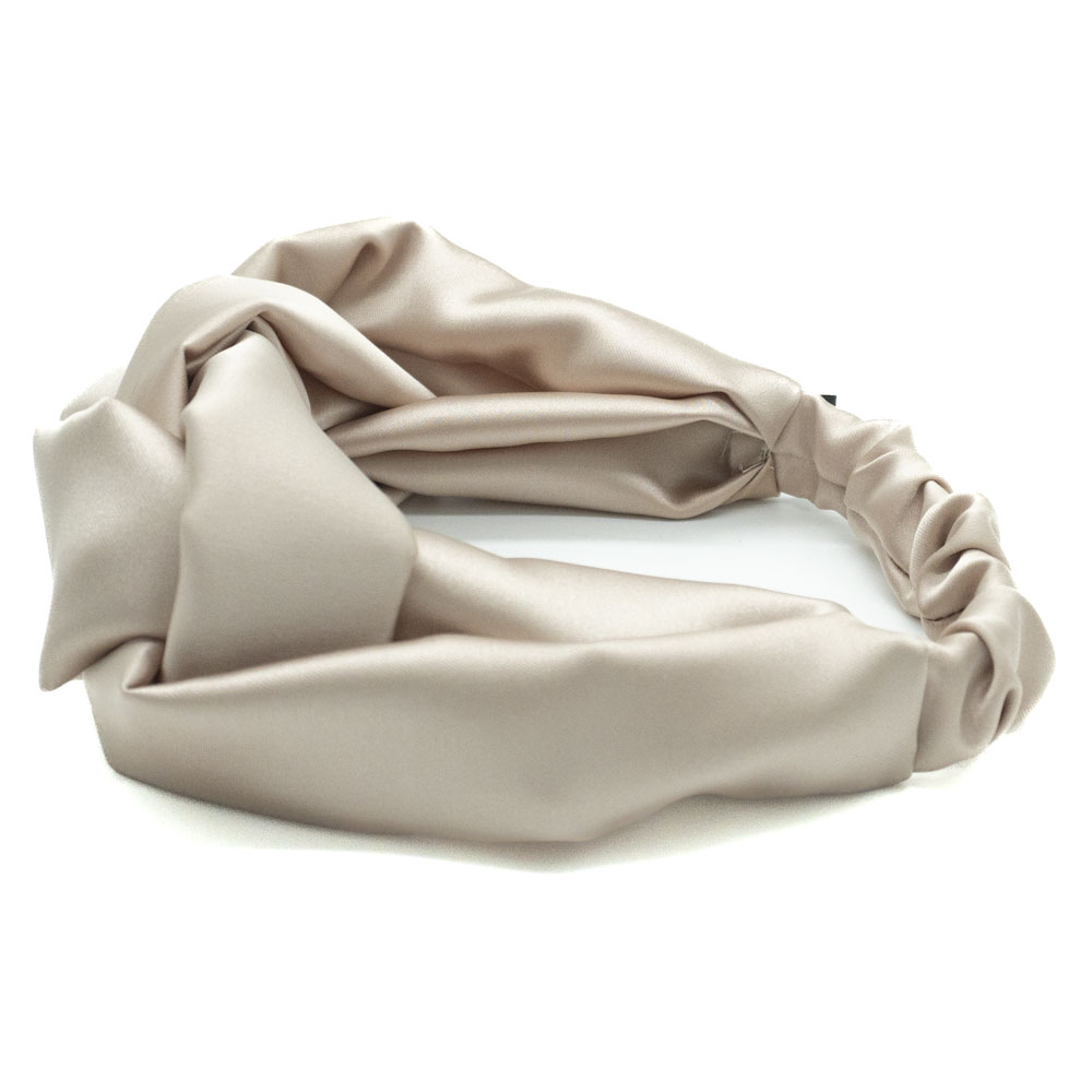 C0039BPSS čelenka vázaná béžová z boku