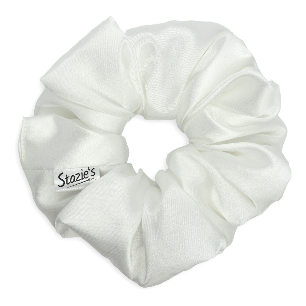 G0253VBS scrunchie bílá sněhová