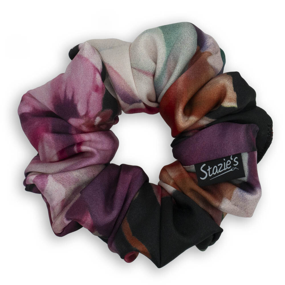 G0269BKHS scrunchie vzorovaná