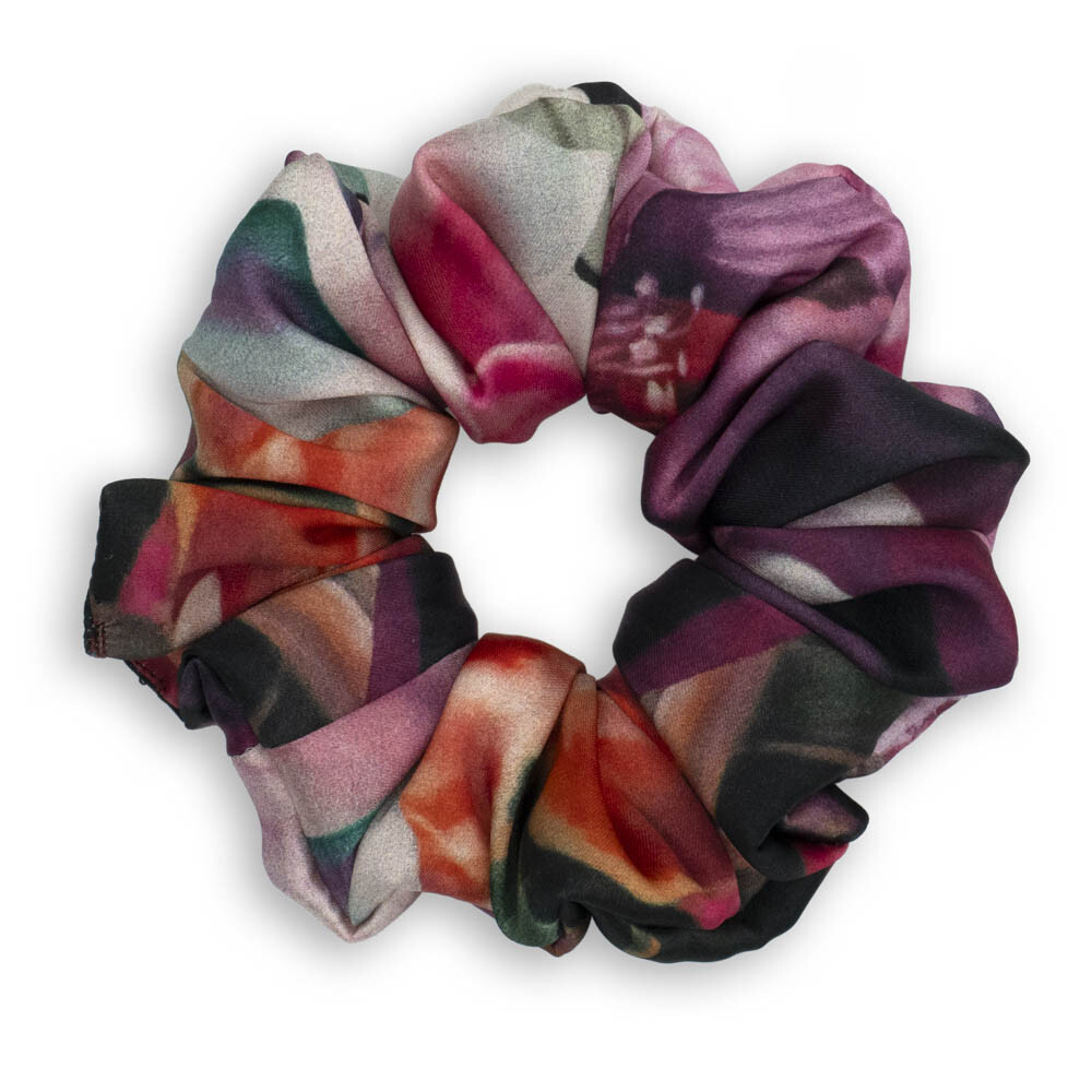 G0269BKHS scrunchie vzorovaná