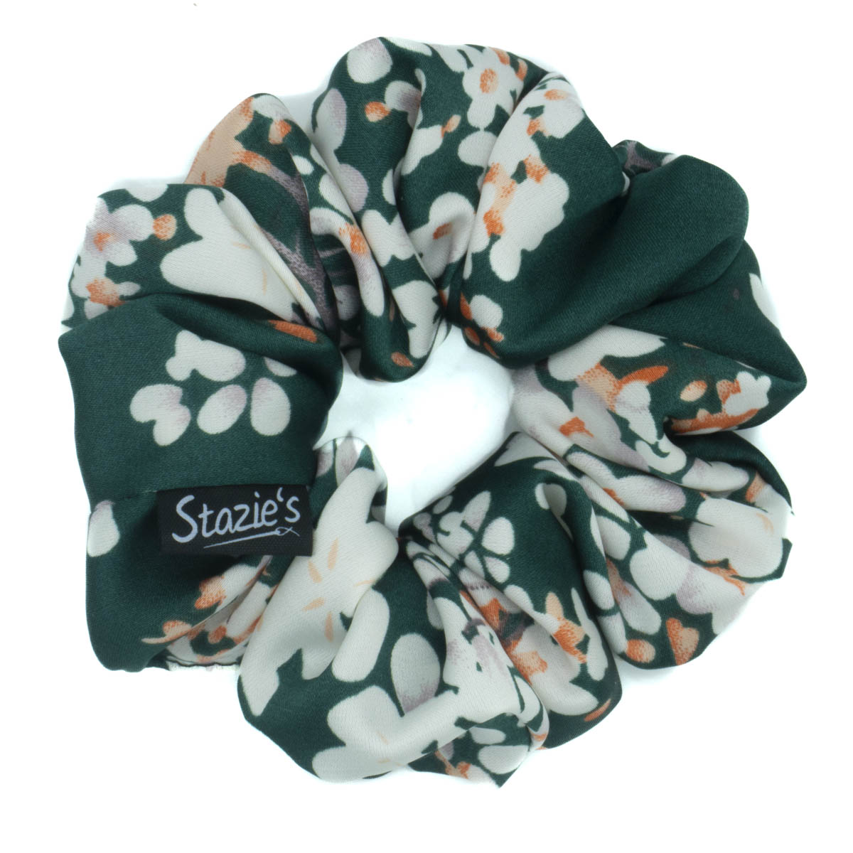 zelená květovaná scrunchie G0275SZKHS