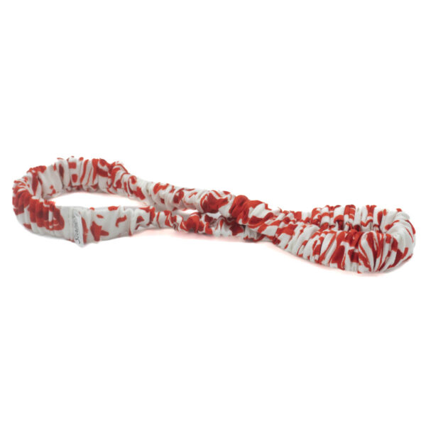 scrunchie čelenka červeno bílá C0372ČKVS