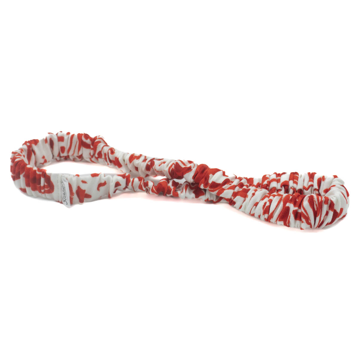 scrunchie čelenka červeno bílá C0372ČKVS