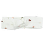 bílá čelenka pro ženy vzor s motýlky C0465MU