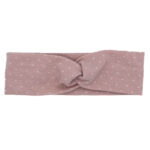 růžová dětská čelenka s puntíky C0423DRPU