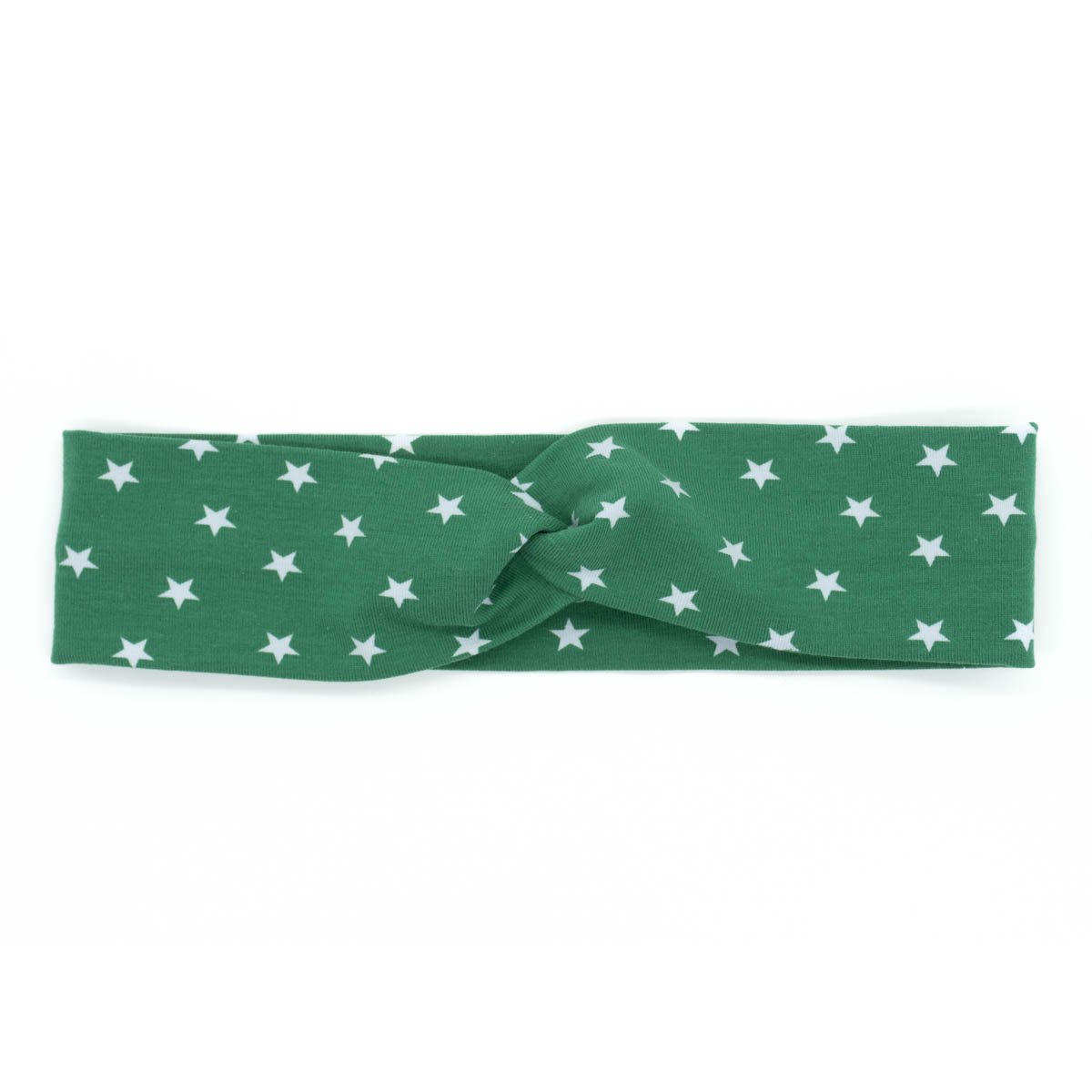 zelená vánoční dámská čelenka s hvězdami C0519ZHU