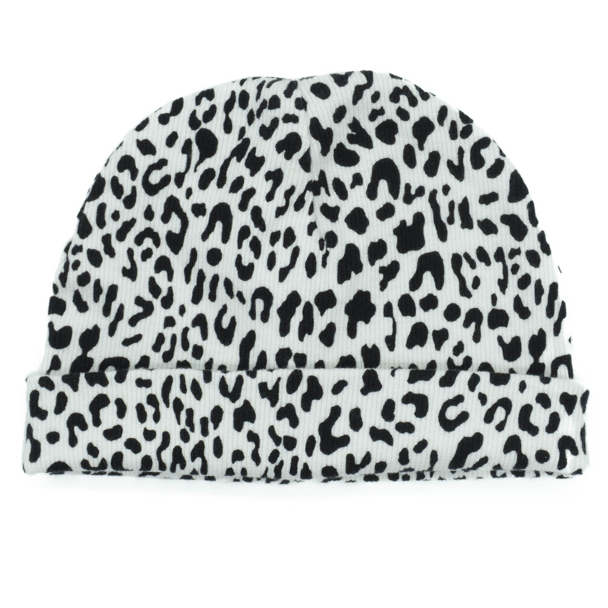 černo bílá dětská čepice Č0509ČBGŽU